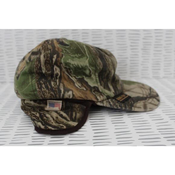 Whitewater Outdoors Gore-Tex Thinsulate Camo Hunting Hat Ear Flaps Large Used - Picture 2 of 10